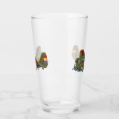 Cartoon retro bomber glas (Links)