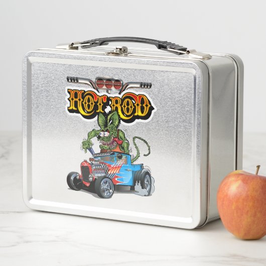 Cartoon retro hete stang (In situ)