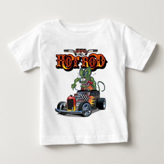 Cartoon retro hete stang (Voorkant)