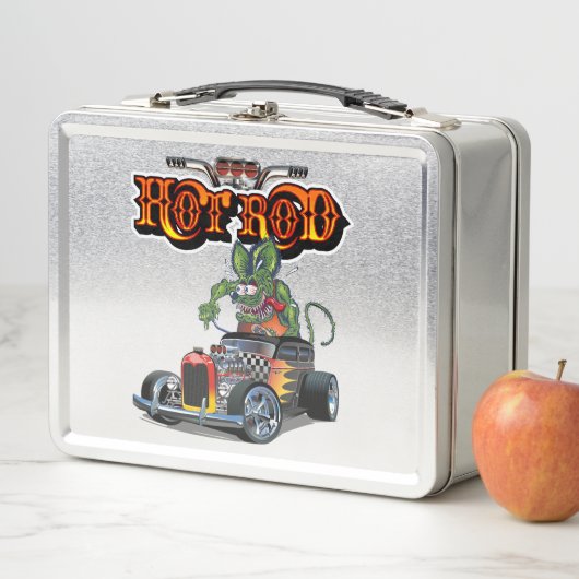 Cartoon retro hete stang (In situ)