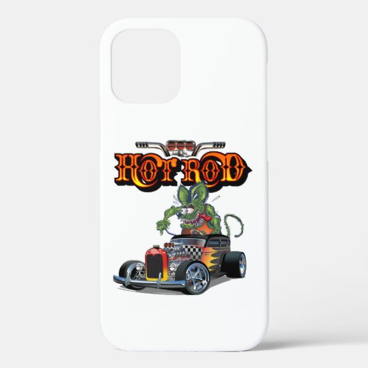 Cartoon retro hete stang Case-Mate iPhone case (Achterkant)