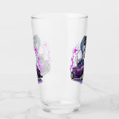 Cartoon retro hete stang glas (Links)