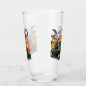 Cartoon retro hete stang glas (Links)