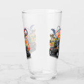 Cartoon retro hete stang glas (Rechts)