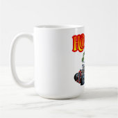 Cartoon retro hete stang koffiemok (Links)