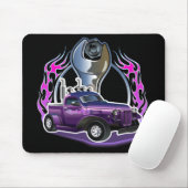 Cartoon retro hete stang muismat (Met muis)