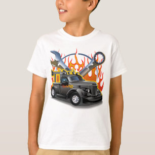 Cartoon retro hete stang t-shirt