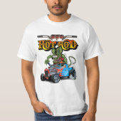 Cartoon retro hete stang t-shirt (Voorkant)
