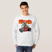 Cartoon retro hete stang t-shirt (Voorkant volledig)