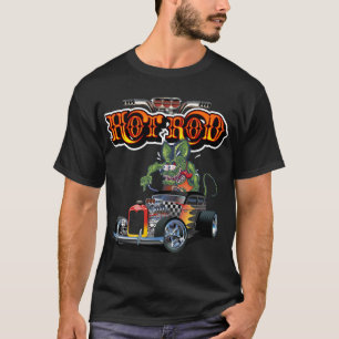 Cartoon retro hete stang t-shirt
