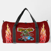 Cartoon retro hot rod plunjezak (Achterkant)