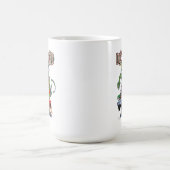 Cartoon retro rattenstaaf koffiemok (Center)