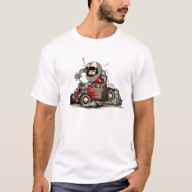 Cartoon retro rattenstaaf