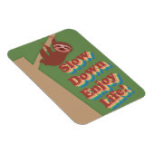 Cartoon Retro Sloth Magneet (Rechterzijde)