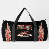 Cartoon retro truck "Big Rig" Plunjezak (Achterkant)