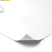 Cartoon retrorevliegtuig poster (Hoek)