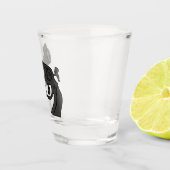 Cartoon Revolver Shot Glas (Rechts)