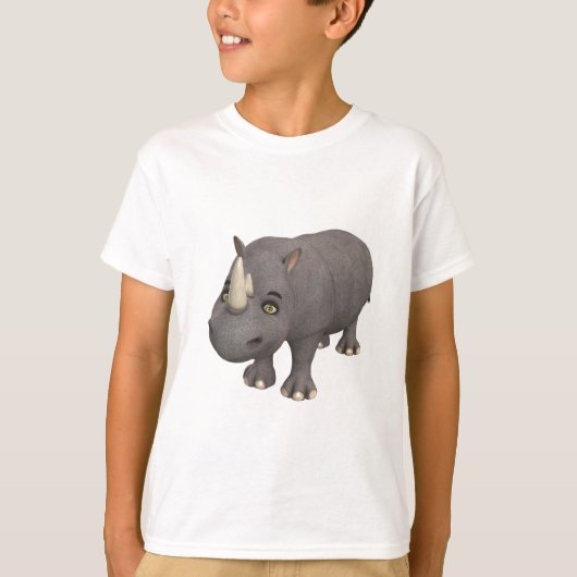 Cartoon Rhino T-shirt (Voorkant)