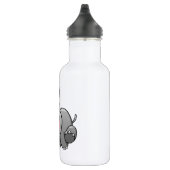 Cartoon Rhino Waterfles (Rechts)