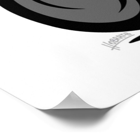 Cartoon Riding Lawnmower Tractor Poster (Hoek)