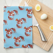 cartoon rivierhanddoek theedoek (Quarter Fold)