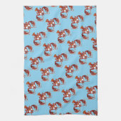 cartoon rivierhanddoek theedoek (Verticaal)