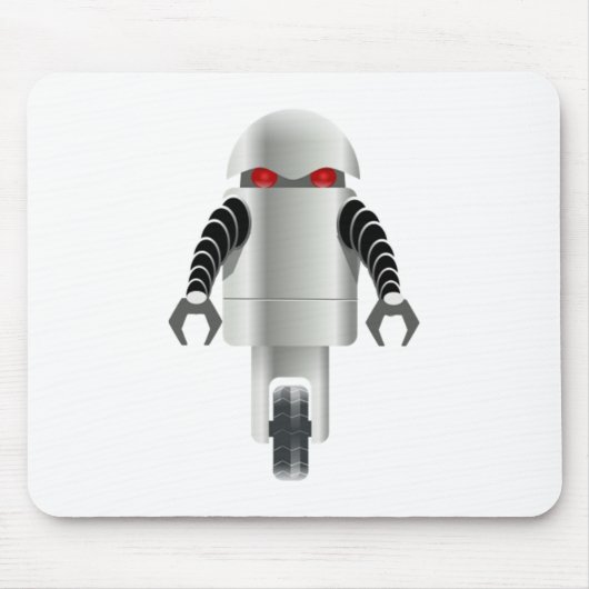 Cartoon Robot Muismat (Voorkant)