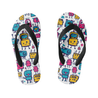 Cartoon Robot Sandalen Kinder Teenslippers