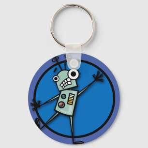 CARTOON ROBOT SLEUTELHANGER