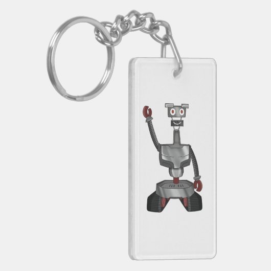 cartoon robot sleutelhanger (Voorkant Links)