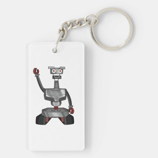 cartoon robot sleutelhanger (achterkant)