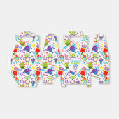 Cartoon Robot Thema Verjaardagsfeest Bedankdoosjes (Uitgevouwen)