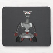 cartoon robotmousepad muismat (Voorkant)