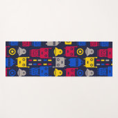 cartoon robots yogamat (Voorkant (horizontaal))