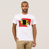 Cartoon Rock Beauty Dive Flag T-shirt (Voorkant volledig)