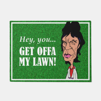 Cartoon Rock 'n' Roll Doormat Deurmat