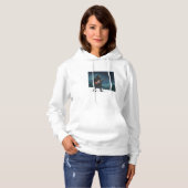 Cartoon Rocker Dog Under the Stars Hoodie (Voorkant volledig)