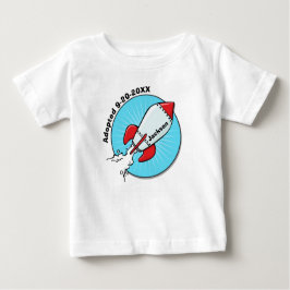 Cartoon Rocket Ship Adoption Fun Design