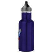 Cartoon Rocketship Waterfles (Rechts)