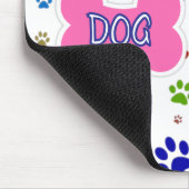 Cartoon Rode Hond Aanpassen Gel Muismat (Hoek)