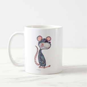 Cartoon Rodent Pal-tekenmarkeerkunst Koffiemok