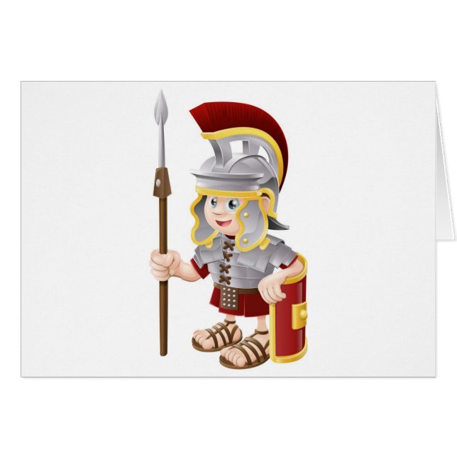 Cartoon Roman Soldier (Voorkant Horizontaal)
