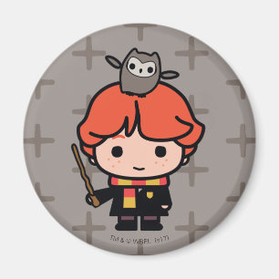 Cartoon Ron Weasley en Piertotje Magneet