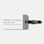 Cartoon Ron Weasley en Pigwidgeon Bagagelabel (Achterkant horizontaal)