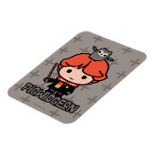 Cartoon Ron Weasley en Pigwidgeon Magneet (Linkerzijde)