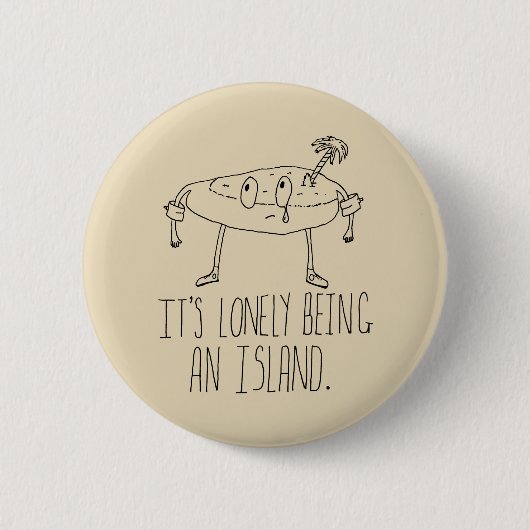 Cartoon Ronde Button 5,7 Cm (Voorkant)