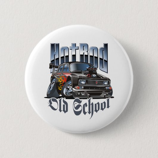 Cartoon Ronde Button 5,7 Cm (Voorkant)