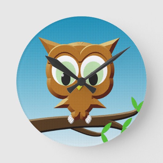 Cartoon Ronde Klok (Voorkant)