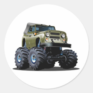 Cartoon Ronde Sticker