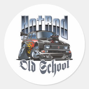 Cartoon Ronde Sticker